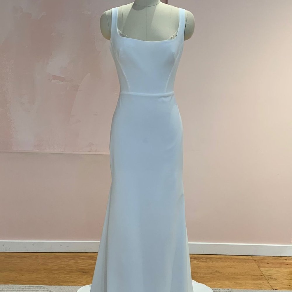 Anna Kara Rita Crepe Wedding Gown